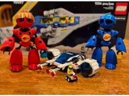 Lego Classic Space Themed Robots 3d model