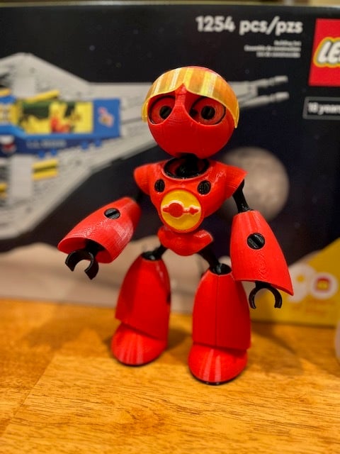 Lego Classic Space Themed Robots 3d model