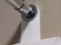 Shower Curtain Rod Riser 3d model