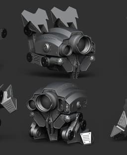 Scout droid 3d model