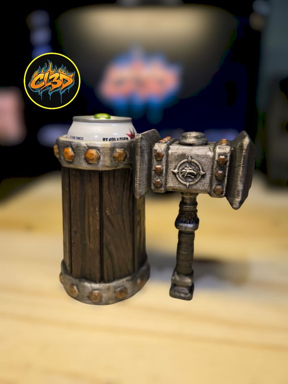 WoW DoomHammer Can Koozie 3d model