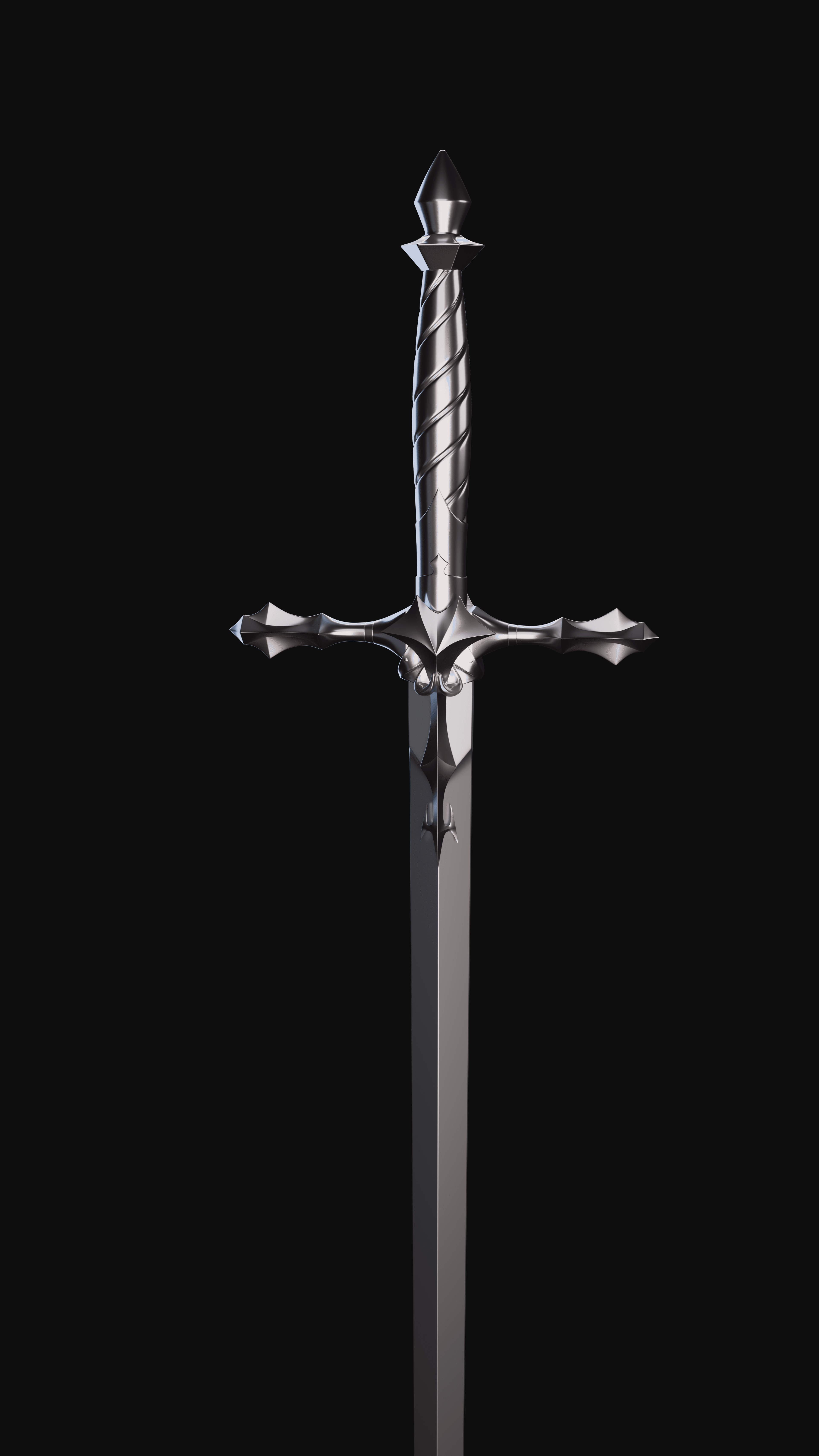 Alucard's Heirloom Sword realszie 3d model