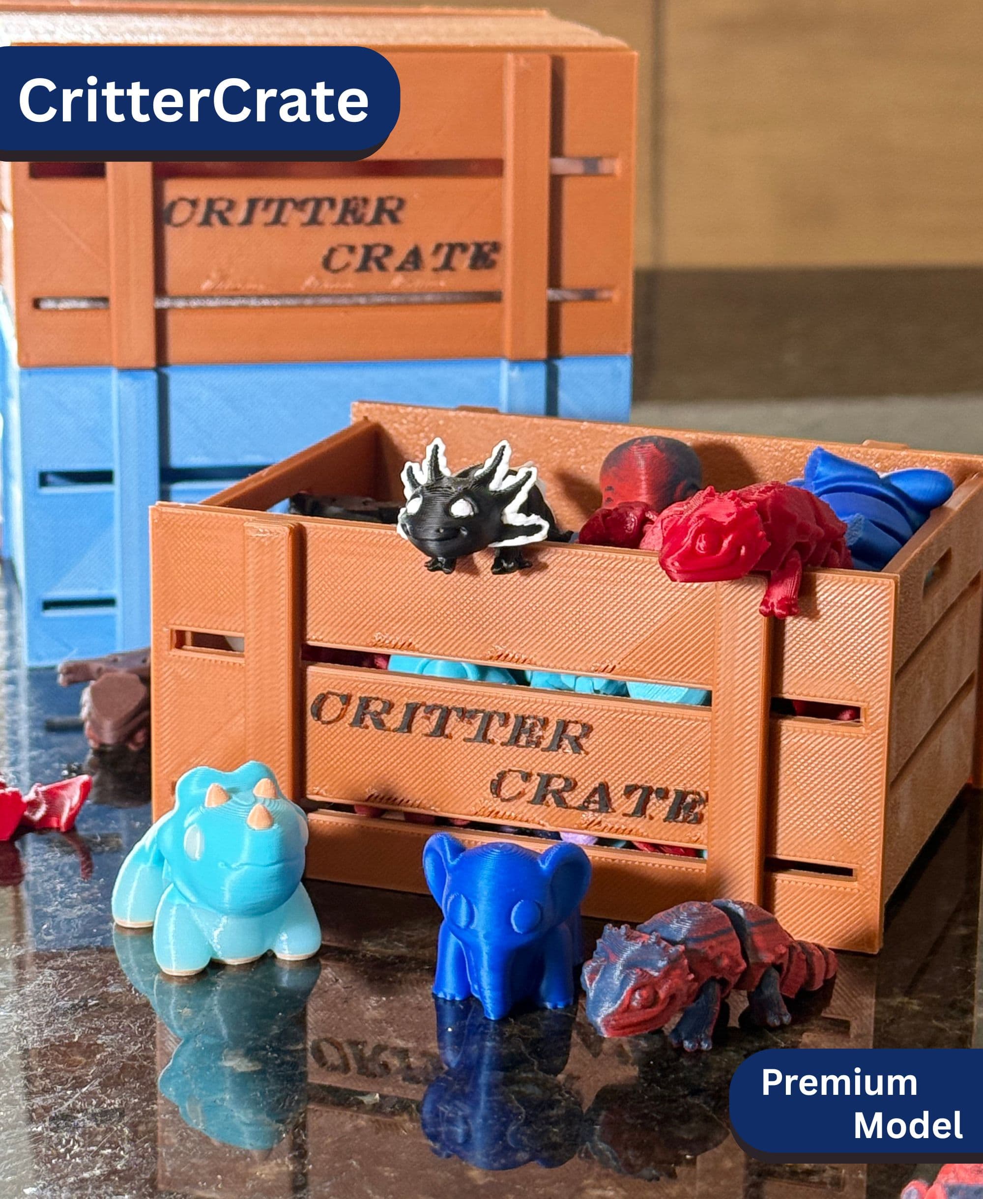 Crittercrate Container For Minis & More 3d model