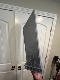 Full Size Buster Sword Holds 4+decks 3d model