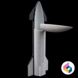 SpaceX- Starship Cargo 3d model
