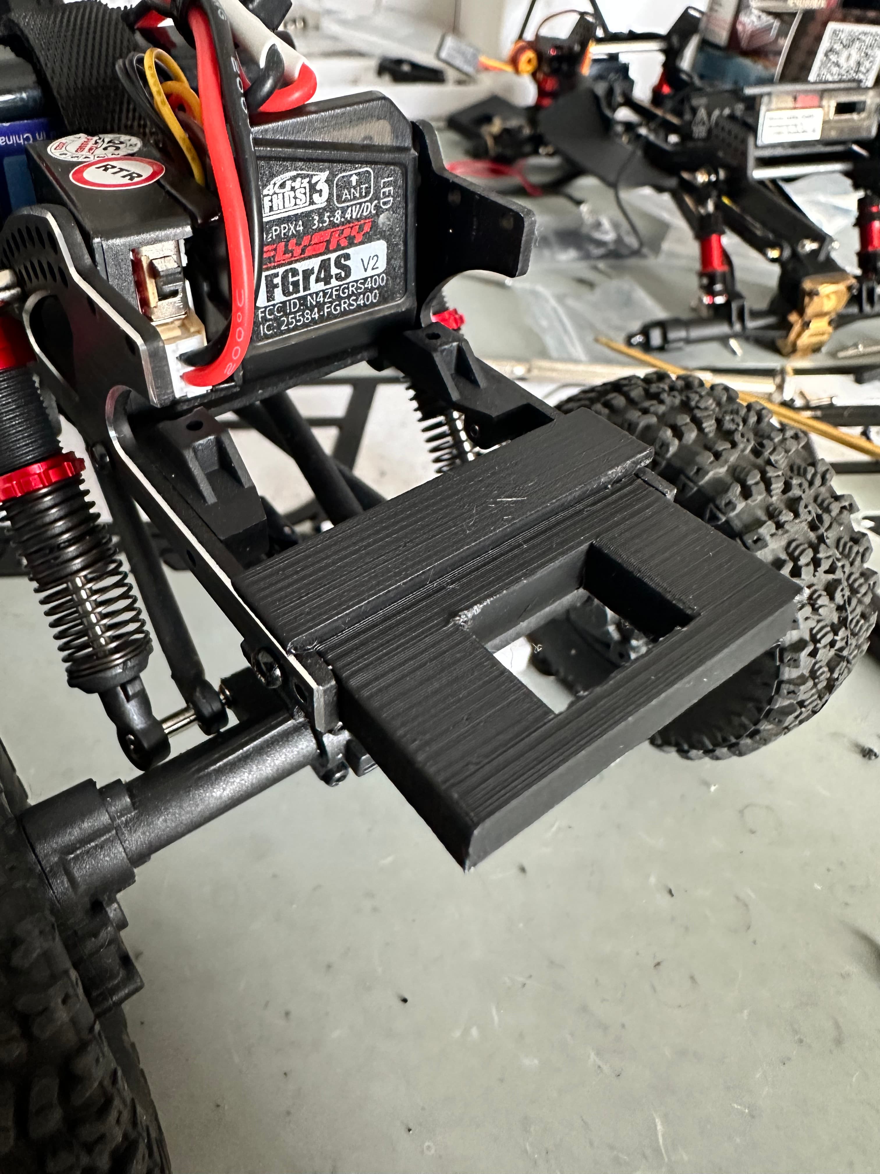 Furitek Fury Wagon FX118 - TRX4M Bronco Body Clip Adapters 3d model