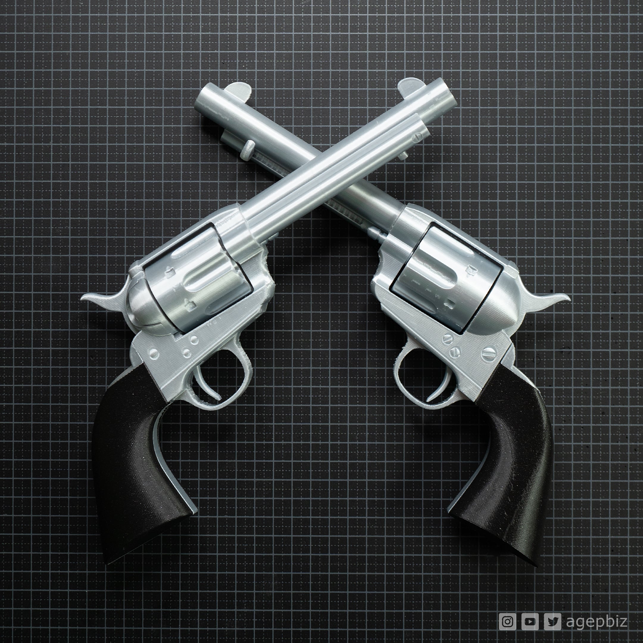 1873 Peacemaker Prop Revolver 3d model