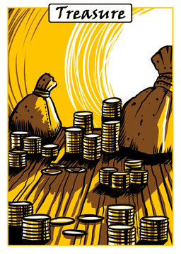 MTG treasure token hurforge 3d model