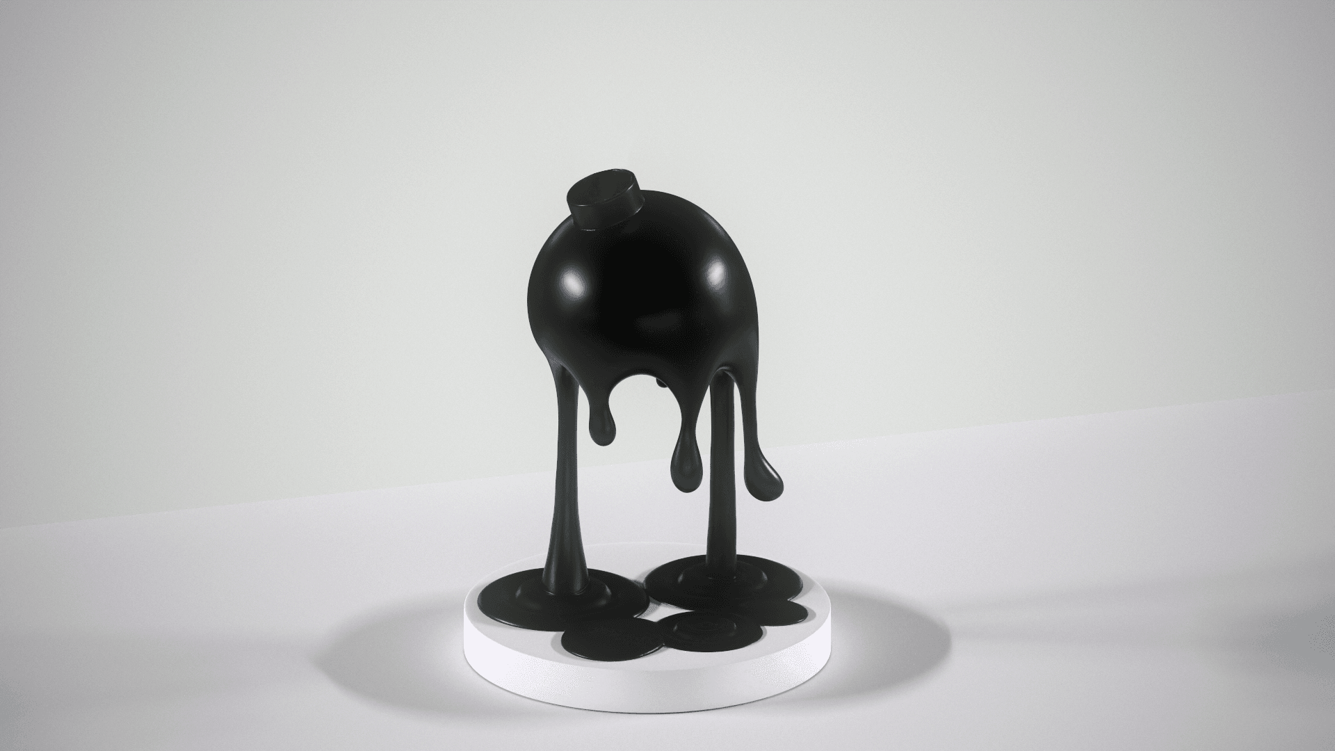 The "Melting Time" Bomb Candelabrum 3d model