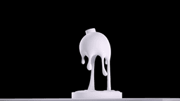 The "Melting Time" Bomb Candelabrum 3d model