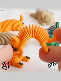 Springy Cat 3d model