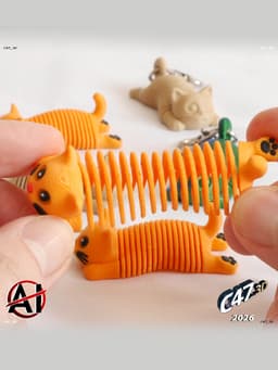 Springy Cat 3d model
