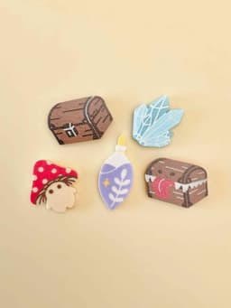 Fantasy Dungeon Clicker Keychain Fidget Toy Bundle 3d model