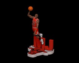 Michael Jordan 3d model