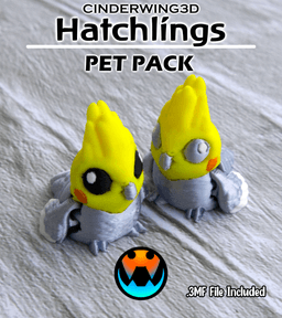 Cockatiel - Hatchling 3d model