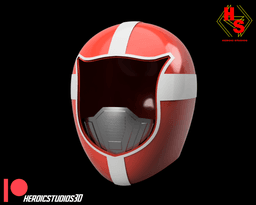 Red Lightspeed Rescue Helmet 3d model