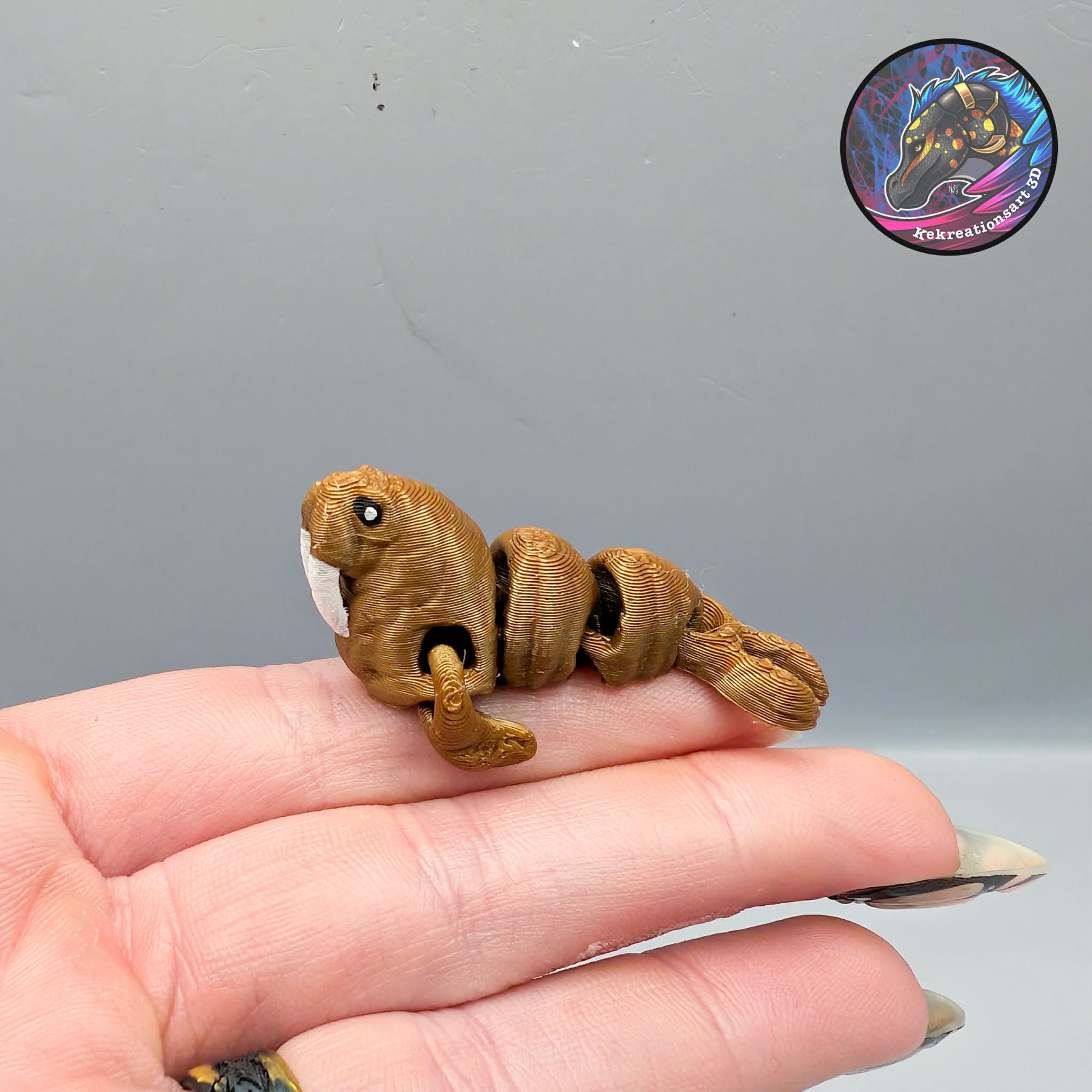 nano flexi walrus 3d model