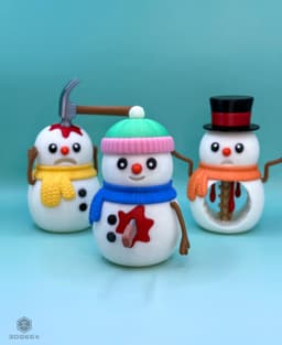 The Wounded Snowmen 3d model