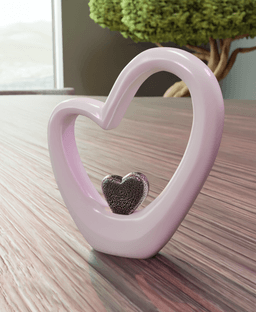 Heartful Embrace Sculpture 3d model