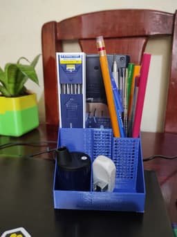Pen_Desk_Organizer_Terom.stl - organization example, Thanks #flashforge and #thangs3d - 3d model