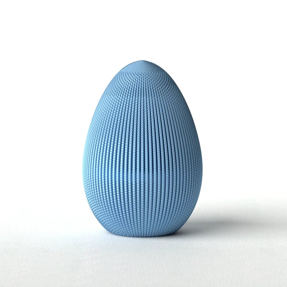 Textured Easter Egg 3d model