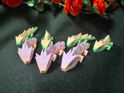 Mini Flexi Crystal Shard Dragon 3d model
