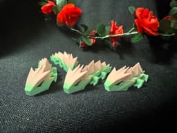 Mini Flexi Crystal Shard Dragon 3d model