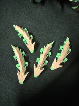 Mini Flexi Crystal Shard Dragon 3d model