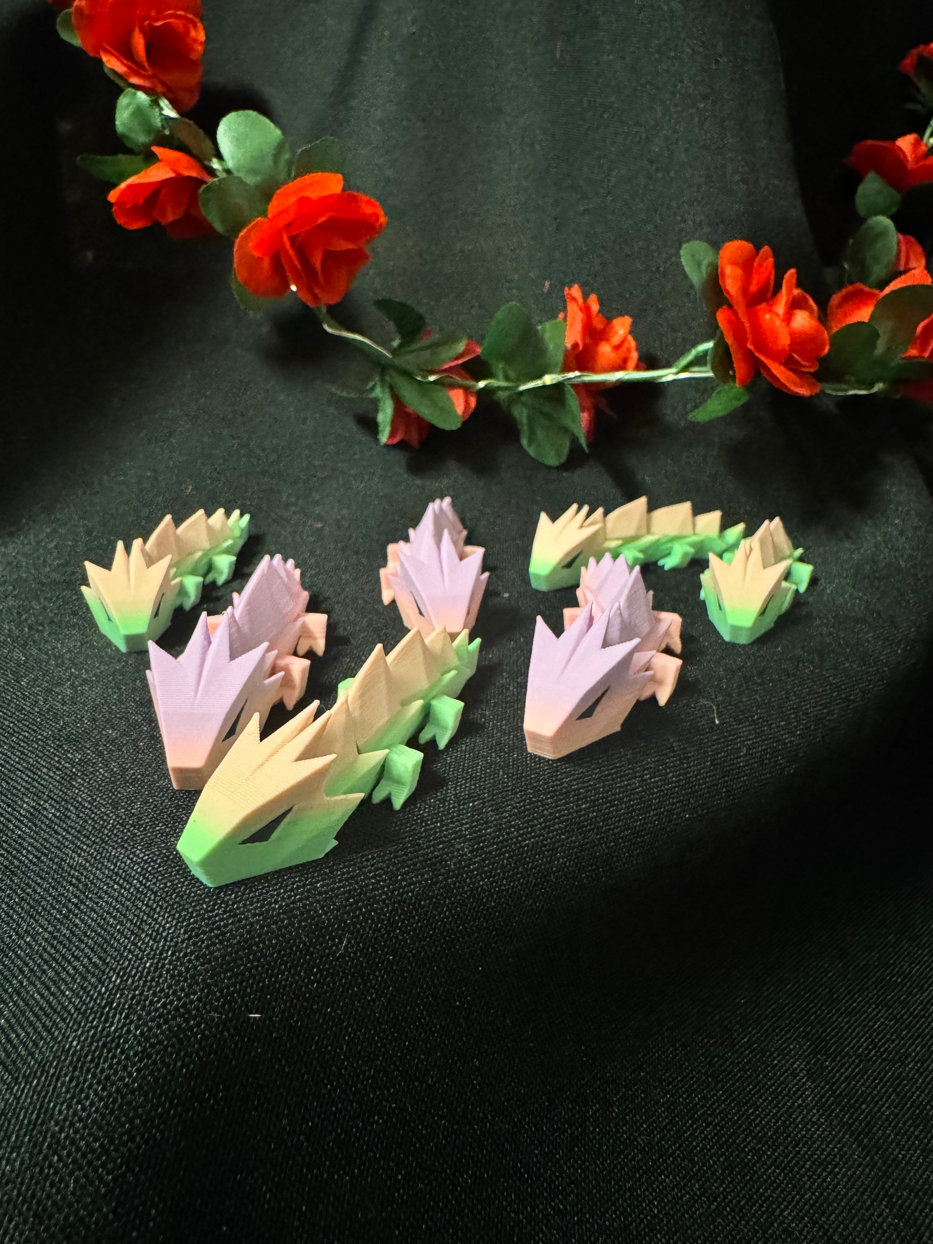 Mini Flexi Crystal Shard Dragon 3d model