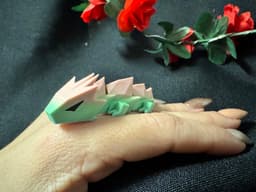 Mini Flexi Crystal Shard Dragon 3d model