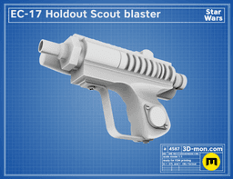 EC-17 Holdout Scout blaster 3d model