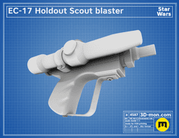 EC-17 Holdout Scout blaster 3d model