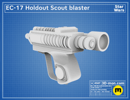 EC-17 Holdout Scout blaster 3d model