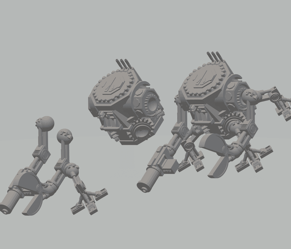 FHW: Oxchan Field bot v1 ez print kit (BoD) 3d model