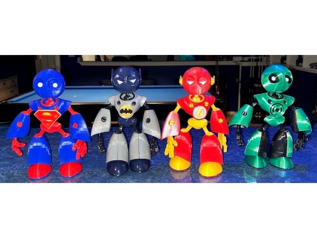 Super Hero Robots 3d model