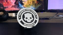 Helldivers 2 Malevelon Creek Coaster 3d model