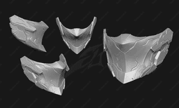 Cyborg Mask V2 3d model