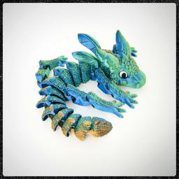 Scaly Baby Dragon 3d model