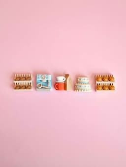 Cafe de Marie Cafe and Bakery Multi Clicker Keychain Fidget Toy Bundle 3d model