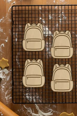 Bag Cookie Cutter, Biscuit Cutter 3d model