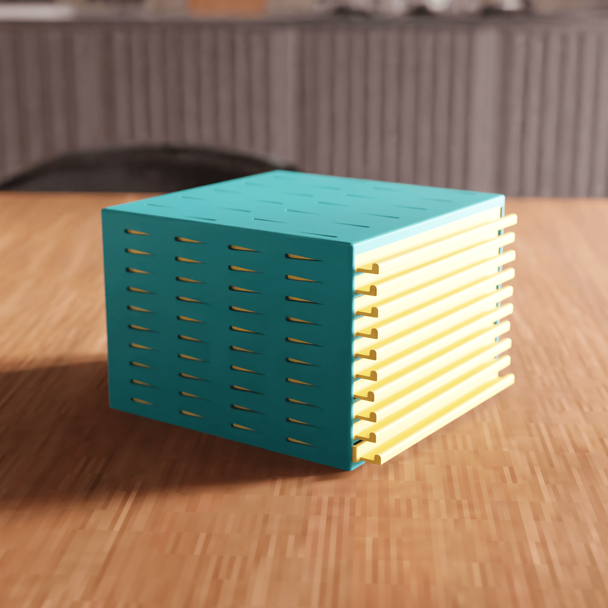 Multi-Layer Desktop Drawer Organizer 3d model