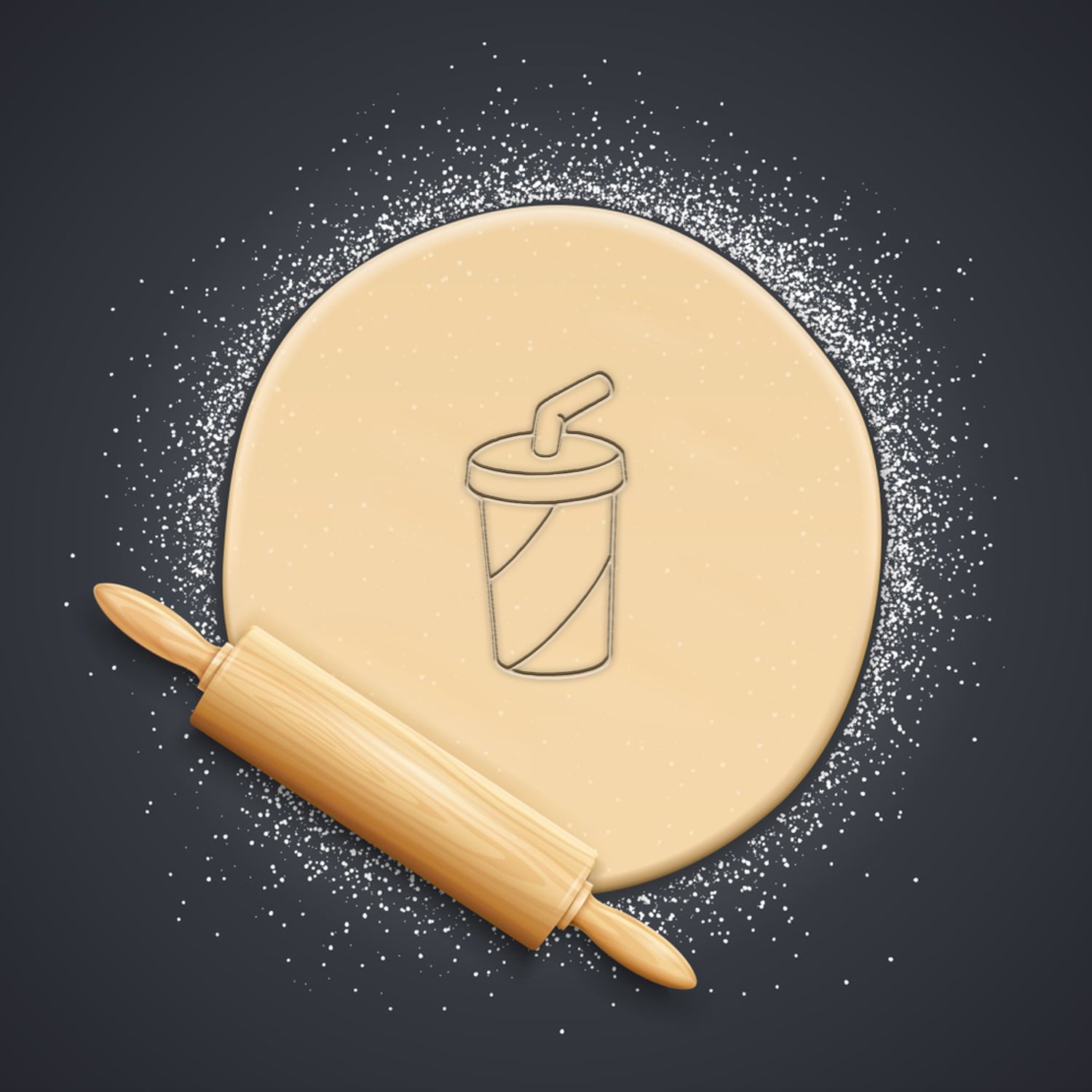 Beverage Box Cookie Cutter, Biscuit Cutter 3d model