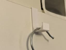 Wardrobe Door Hook 3d model