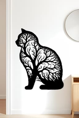 Cat Wall Art, Wall Decor, Home Decor 3d model