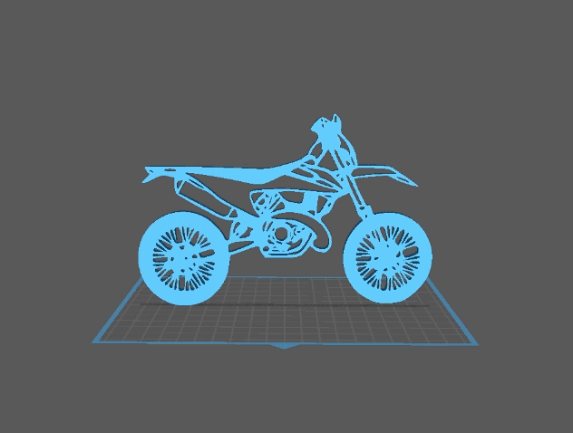 KTM - EXC Wall Art 3d model