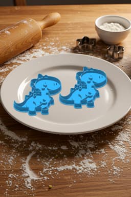 Cute Dinosaur Cookie Cutter, Biscuit Cutter 3d model