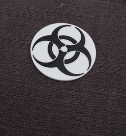 Biohazard Coaster (Coaster for Drinks) Bundle 3d model