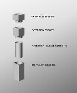 Flower Vase - Height-Adjustable Modular Flower Vase 3d model