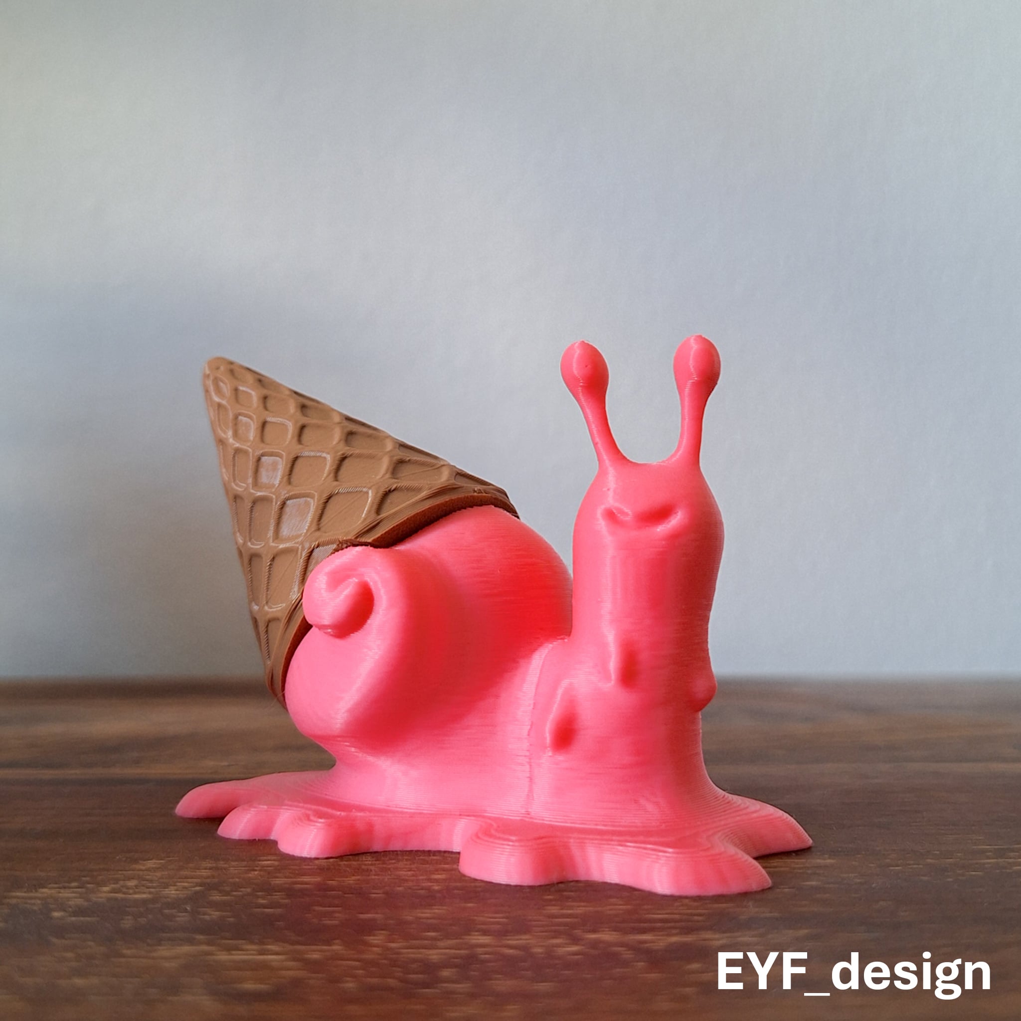 Snail Ice Cream Figure 3d model