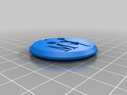 Cheer Key Ring 3d model